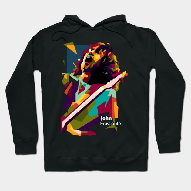 John Frusciante 2 In Trends Pop Art Hoodie by animaperio pixel retro